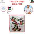 Palestine Badge 25pcs Collection, The Party Shop VipFlags, Top National Country Flags, Free Gaza Palestinian Zindabad, Freedom, Hammas Battle Azadi,. 