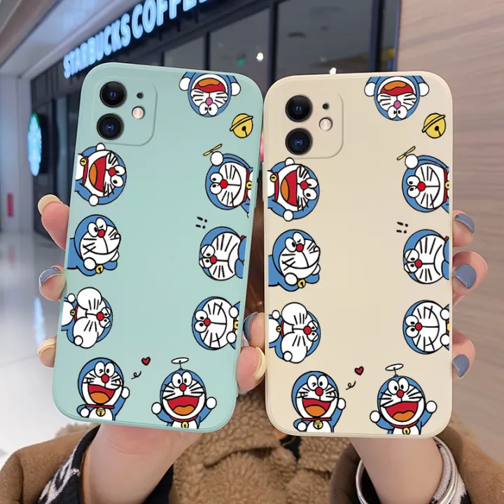 YIWESAN%20for%20vivo%20X23%20Case%20Fashion%20Cartoon%20Cute%20Doraemon%20Thin%20New%20Design%20Phone%20Case%20Side%20Square%20Edge%20Protect%20Softcase%20Pattern%20Silicone%20Casing%20Cover%20Shockproof%20Cases%20-%20Image%203