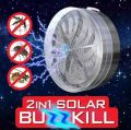 2 In 1 Mosquito Insect Solar Buzz Kill Zapper Killer. 