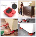 Heavy Duty Furniture Mover Tool Set – 5Pcs Furniture Lifter & Moving Wheel Rollers | Easy Furniture Shifting Tool | Heavy Item Lifting & Transport Kit | Furniture Shifting Tool for Home, Office & Shops | Move Sofa, Table, Bed Easily. 