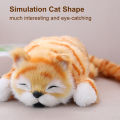 Funny Simulation Touch to Roll Electric Cat Roll Plush Animals Cats Toys Kid - 30cm. 