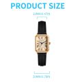 Ladies Square Roman Numeral Luxury Vintage Fashion Quartz Watch Fancy Women Watches Jewelry Sophisticated And Stylish Women Watch. 