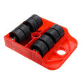 Furniture Moving Tool Heavy Object Mover Furniture Transport Lifter & Furniture Slides Moving House Cabinet Sofa Bed Desk 4 Wheeled Mover Roller 1 Wheel Bar Hand Tools Set. 