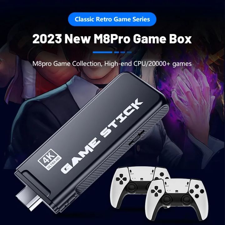 (M8%20PRO)Game%20Stick%204K%20Video%20Game%20Console%20Retro%20Classic%20Games%202.4G%20Double%20Wireless%20Controller%20for%20PS1/GBA/SNES%20-%20Image%203