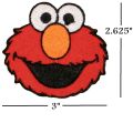 Elmo Sesame Street  Embroidered Iron on sew on Patch Cartoon  for t shirt bag cap jeans badge. 