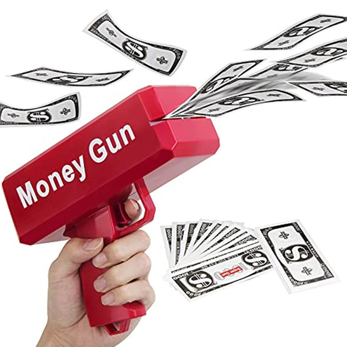 Rain Money TOYGUN Paper Playing Spary Money Prop PARTY