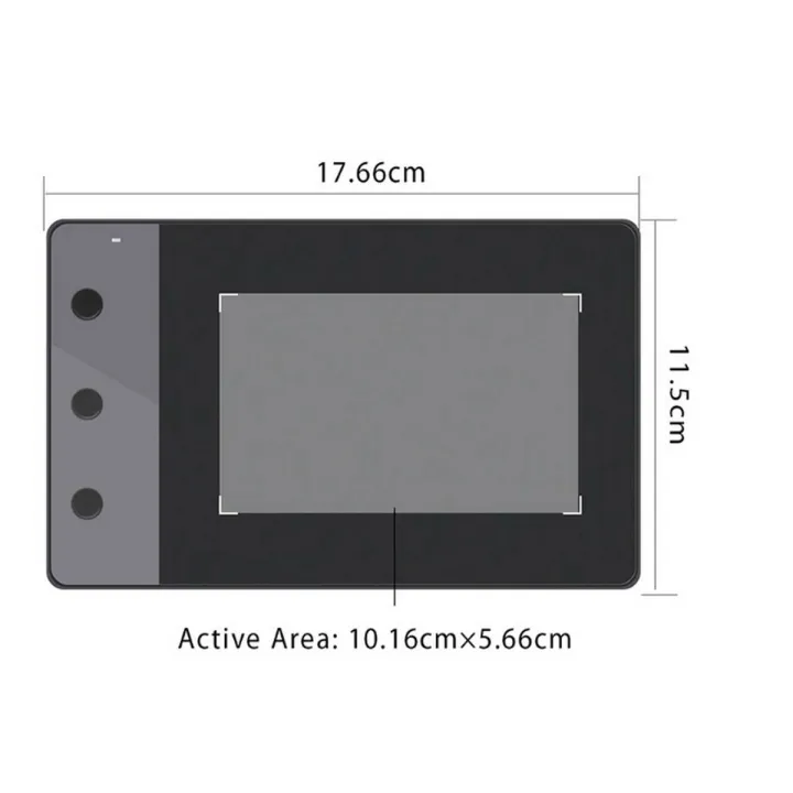 huion H420 Graphic Tablet with 3 Express keys 2048 Pressure Sensitivity Signature Pad with Ten Extra Pen Nibs (perfect for osu)