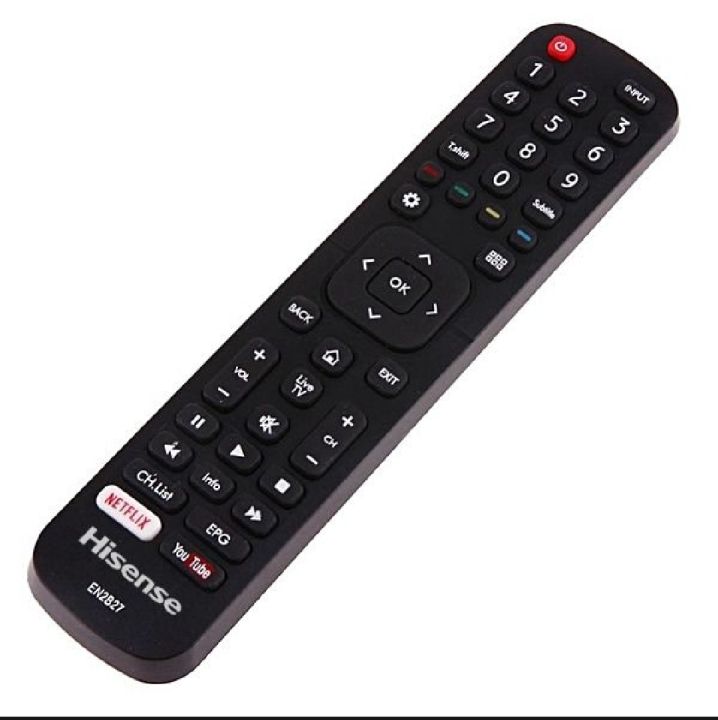 Universal Remote for Hisense Smart and android    LCD LED TV WITH U TUBE AND NETFIX BUTTON EN2B27