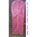 1 Piece - Hanging Bag for Dress - Garments Dust Proof Bags with Zip (56 x 22 inches). 