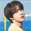 customised BTS JIN Polaroid picture print. 