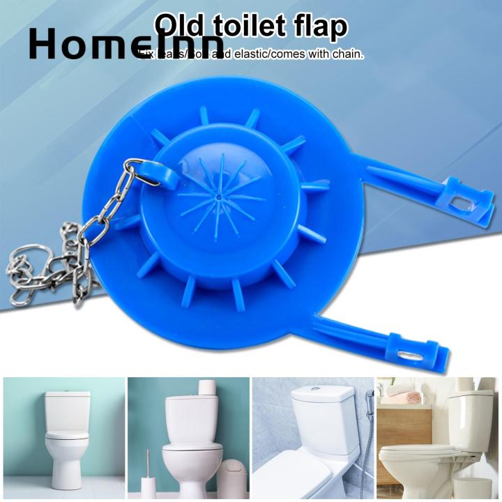 Rust-proof Stainless Steel Chain Toilet Flapper Universal Toilet Flapper Replacement with Water Saving Rubber Flush Valve Easy Diy Installation for Diy Toilet Flapper Installation