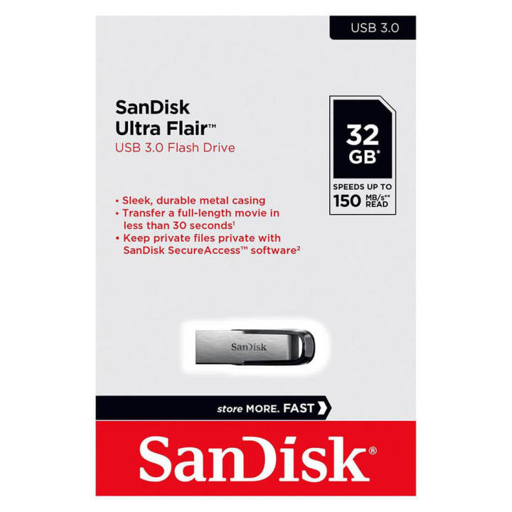 ORIGINAL SANDISK ULTRA FLAIR USB 3.0 FLASH DRIVE