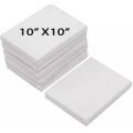 6 Pcs 10x10 Inches Canvas For Painting Canvas Board Canvas Paper Canvas Pad. 