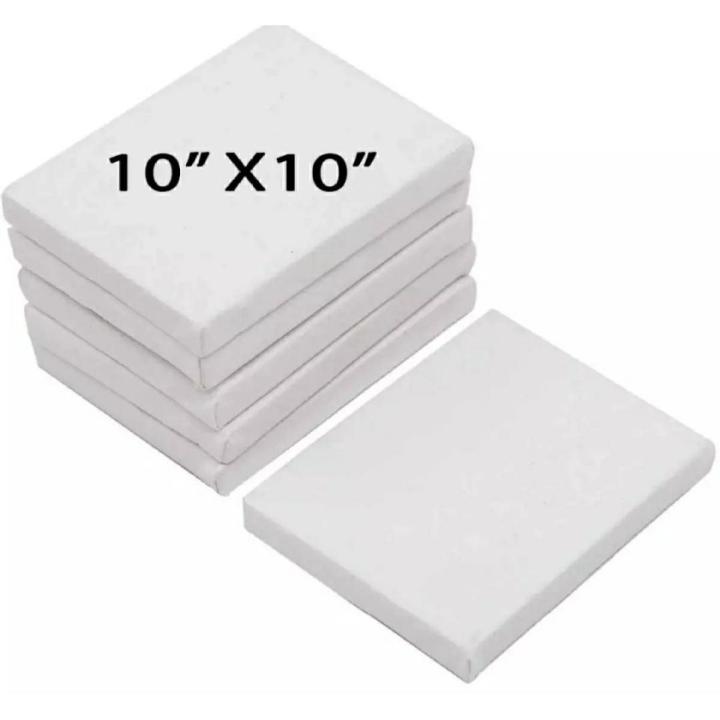 6 Pcs 10x10 Inches Canvas For Painting Canvas Board Canvas Paper Canvas Pad