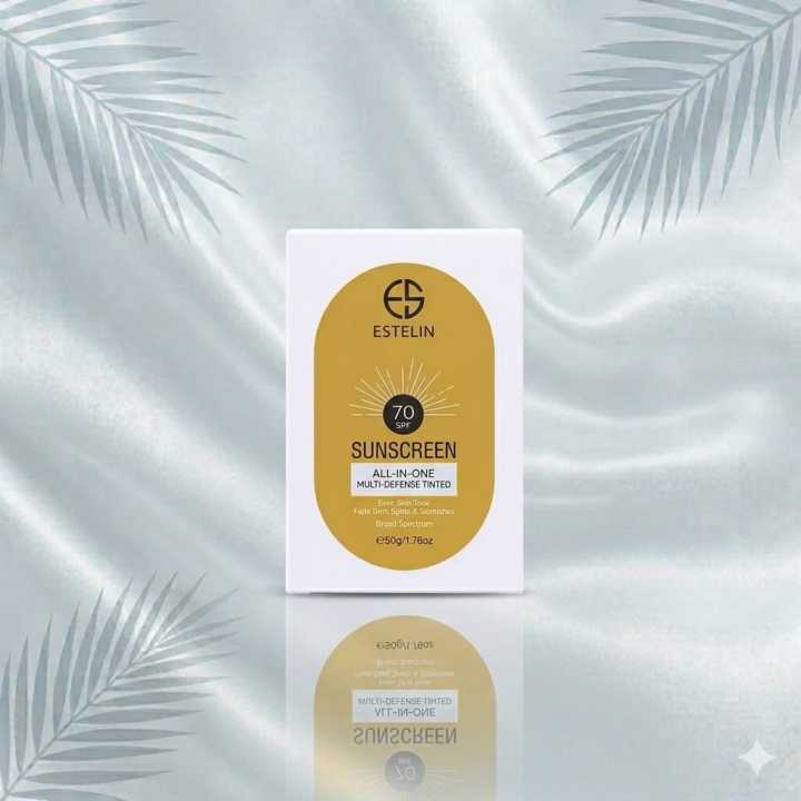 ESTELIN All In One Multi Defense Tinted Sunscreen SPF 70 Pa+++ - 50G  ES0079