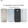 Phone Housings Frames For Alcatel Pixi 4 4G LTE OT 5045 5045A 5045D 5045G 5045J 5045X Battery Back Cover Door Housing Case. 
