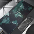World Map Original Extended Extra Large Gaming Mouse Pad For PC Laptop Gamers Home Offices For Keyboard Mouse Full Table Desk Waterproof XL Anti Slip Smooth Mousepad Mouse Matt. 