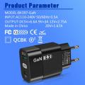 1~6PCS GaN USB C Charger Quick Charge 3.0 Type C PD Fast USB Charger For 14 13 12 Max Galaxy S23 Ultra. 