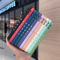 YIWESAN For vivo Y53s 4G Case Thin New Design Case Side Phone Case Square Edge Silicone Casing Fashion Tide Shark Full Back Cover Camera Cases Shockproof Protection Softcase. 