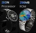 Zero® Royale Smartwatch | 2.01" AMOLED Ultra Big Screen, Bluetooth Calling, 123 Sports Modes, Health Tracking | COMES WITH 2 STRAP OPTIONS | Perfect Smartwatch for Men, Women, iOS & Android Users. 