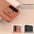 Nillkin Flip Camera Protective Leather Case for Samsung Galaxy A55 5G Phone Cases Luxury wallet Business Style with Card Slot Phone Bags Back Cover. 