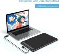 XP-PEN Deco L Drawing Tablet- 10x6” Computer Graphic Tablet with Updated Battery-Free X3 Digital Stylus. 