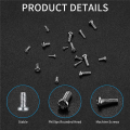800 Pc Tiny Screws for Electronics, Small Mini Pan Head Machine Screws Kit for Eyeglasses Watches Clocks Repair Replacement. 