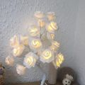 Rose Tree Lamp 24 Led Rose Flower Tree Lights USB Table Lamp Fairy Lights Office And Bed Room Decoration. 