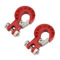 4Pcs Metal Trailer Hook Winch Hook Decoration for 1/10 RC Crawler Car Axial SCX10 TRX4 D90 Upgrade Parts,1. 