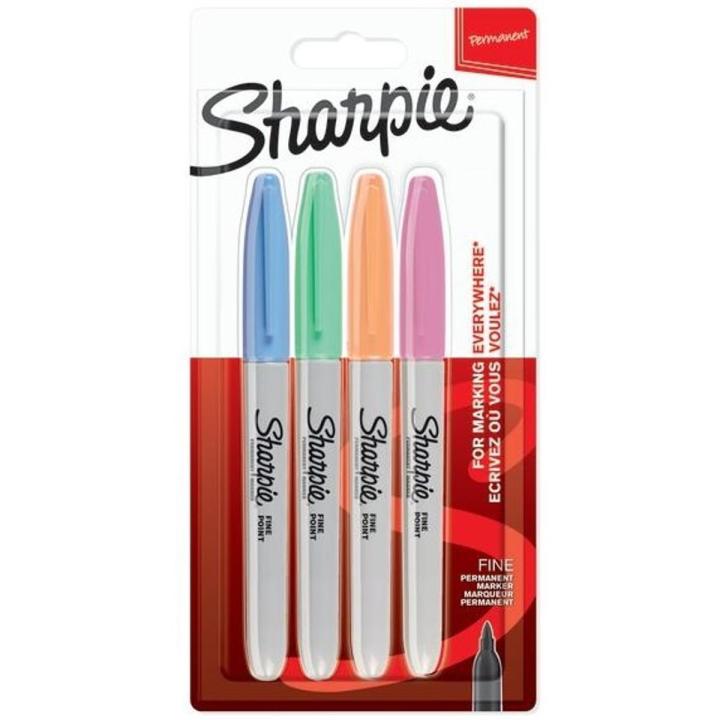 Sharpie 2065402 Blister Pack 4 “Pastel Colors” Marker