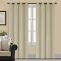 IMPORTED MALAI VELVET BLACKOUT CURTAINS LIGHT GREY ( 2 CURTAIN SET ). 