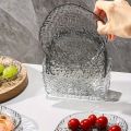 10 Plates with Stand Multi-function Spit Bone Dish Household Plastic Spit Bone Dish Round Square Set Dining Table Garbage Plate. 
