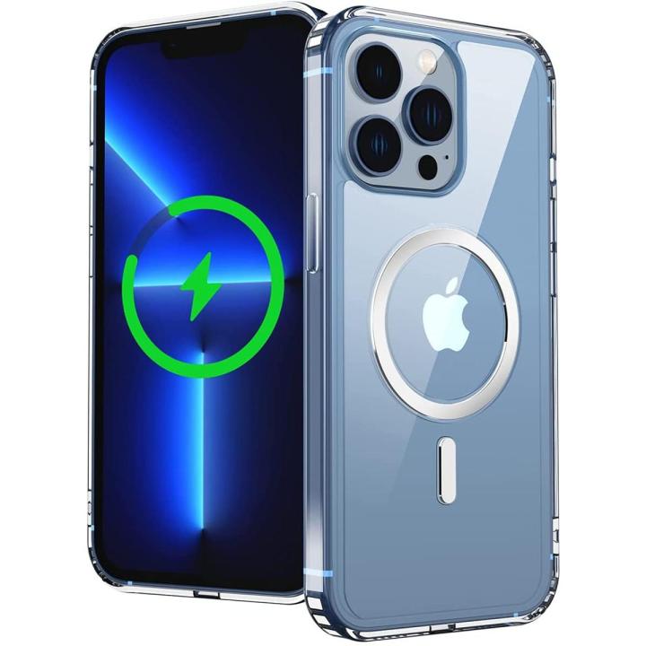 Magnetic Clear Case for iPhone 13 Pro Max Case [Compatible