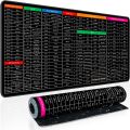 SP Dealz Large Gaming Mouse Pad Desk Mat Office Software Excel Shortcuts Mousepad with Personalized Design Extended Size 35.4 X 15.7inches by Office Users. 