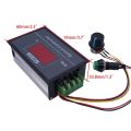 PWM DC Motor Speed Controller with Digital Display 30A PWM Adjustable Speed Stepless Regulator. 