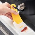 Kitchen Oil Cleaning Spatula Silicone Scraper Oil Stain Cleaner Baking Soft Blade Scraper Brush Kitchen Accessory. 