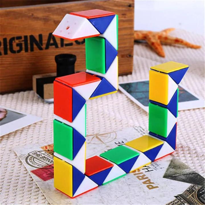 CREATIVE CHANGEABLE RUBIK’S SNAKE MAGIC CUBE learning PUZZLE TOY
