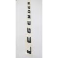 Matte Black Bonnet Letter Emblem "Legender" For Toyota Fortuner Legender. 