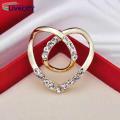 2 Pcs Stylish Scarf Buckles with Faux Pearl Decor Perfect Shirt Knot Fixer for Waist Tighting Trendy Clothing Accessory for Southeast Asian Buyers. 