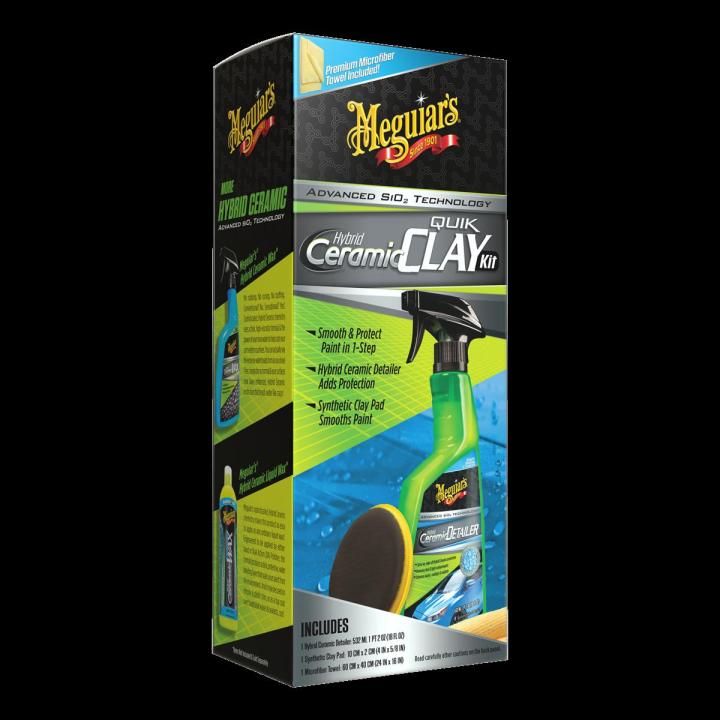 Meguiars Hybrid Ceramic Quik Clay Kit for car - Buy Online