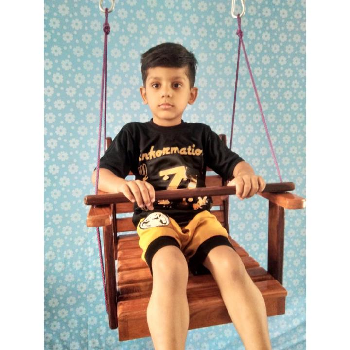 wooden baby swing for indoor or Outdoor use