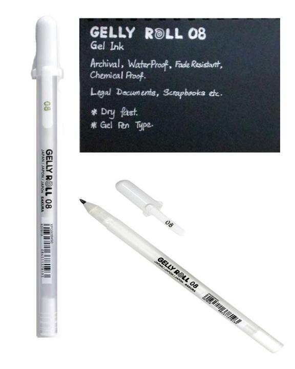 Tombow%20Gelly%20Roll%20White%20Gel%20Pen%20-%20Image%202