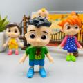 CooComelon Character Friends & Family, 6 Figure Pack -  Toys for Babies and Toddlers - 6 Inch. 