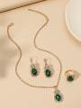 Shein- 4pcs Rhinestone Decor Jewelry Set. 