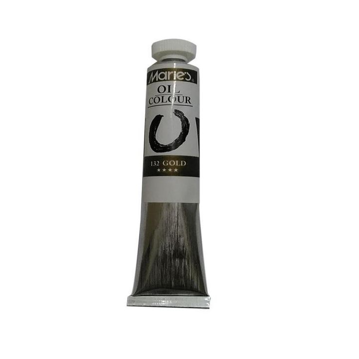 50ml Oil Colors Paint Tubes-132 Gold