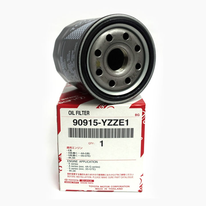 Toyota GENUINE Oil filter  Part No 90915-YZZE1 for all Toyota cars