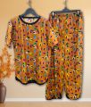Pink Bugs Bunny Printed Design Full Sleeves T-Shirt and Pajama Sleep Wear Sexy Night Suit For Women Night Dress For Womens and Girls (HN-24). 