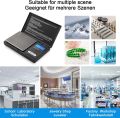 Ascher 200 gram Portable Digital Pocket Scale with Back-lit LCD Display 200x0.01 gram Black. 