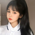 Synthetic Natural Long Curly Ponytail Wig Big Wavy Grab Clip Pony Tail for Girls. 