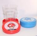 Safdar Mart- Set of 2 Attractive Magic Glass for Kids, Folding Collapsible Magic Cup, Foldable Mug Glass for Travel, Outdoors, Hiking (Multicolor). 